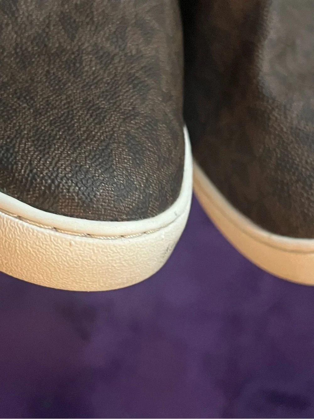 Michael Kors Men's Dark Brown Slip-On Loafers